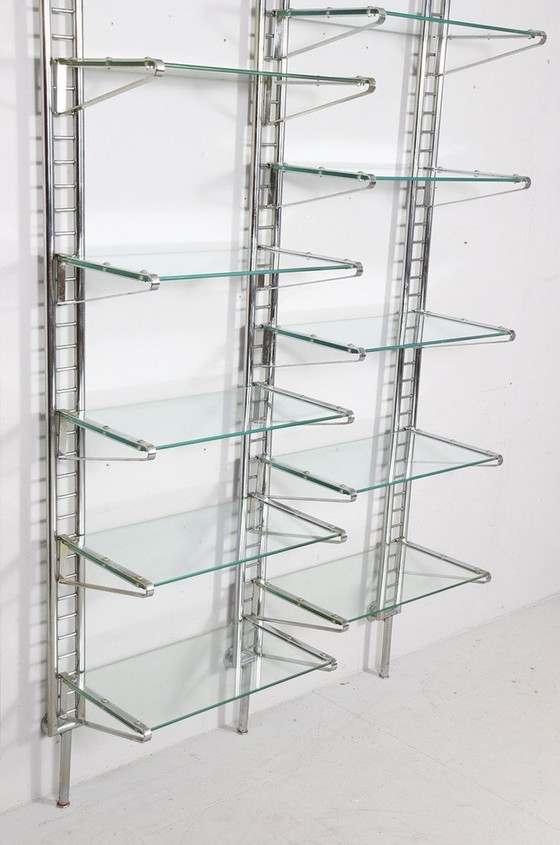 Image 1 of Space Age wall shelf/shelving system/modular shelf, France, 1970s