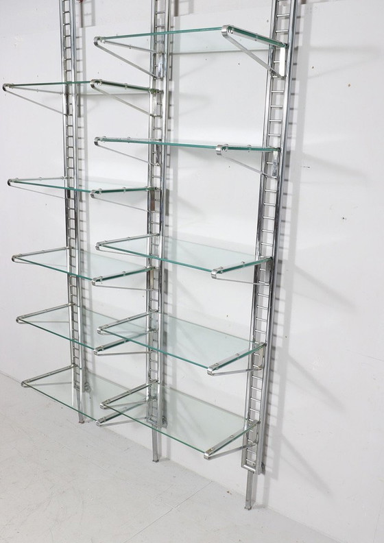 Image 1 of Space Age wall shelf/shelving system/modular shelf, France, 1970s