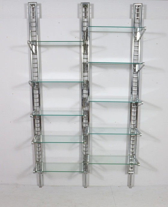 Image 1 of Space Age wall shelf/shelving system/modular shelf, France, 1970s