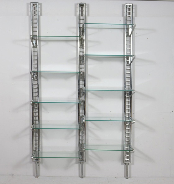 Image 1 of Space Age wall shelf/shelving system/modular shelf, France, 1970s