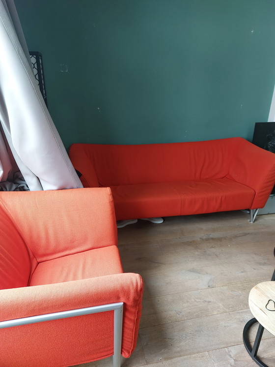 Image 1 of Harvink New Jazz 3-seater sofa + armchair Kvadrat upholstery