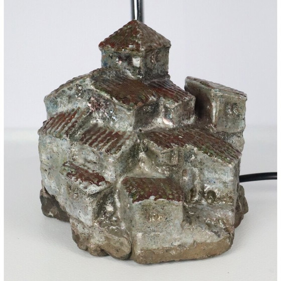Image 1 of Vintage ceramic lamp by Argans Michel, 1990