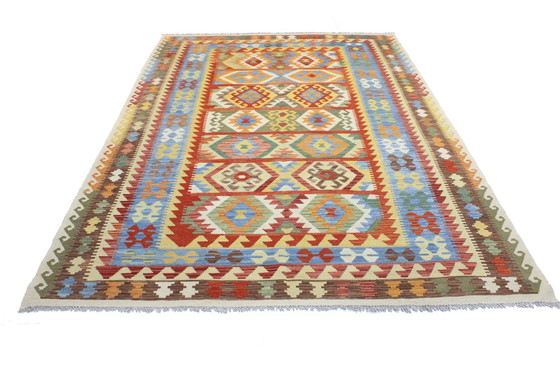 Image 1 of Original Old Style Kelim Afghan 298 X 208 Cm Top Condition