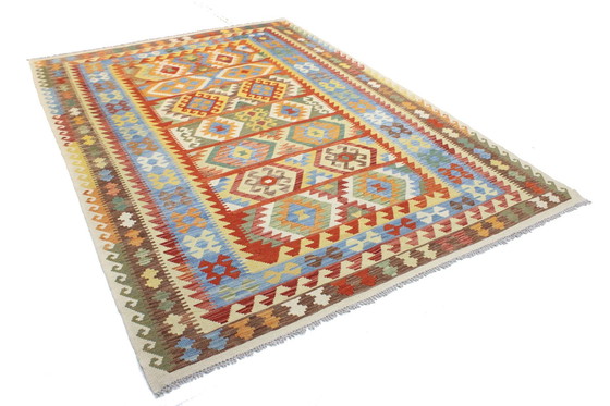 Image 1 of Original Old Style Kelim Afghan 298 X 208 Cm Top Condition