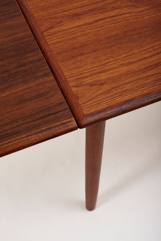 Image 1 of Mid-Century Danish Dining Table with Dutch Pulls, 1970’s.