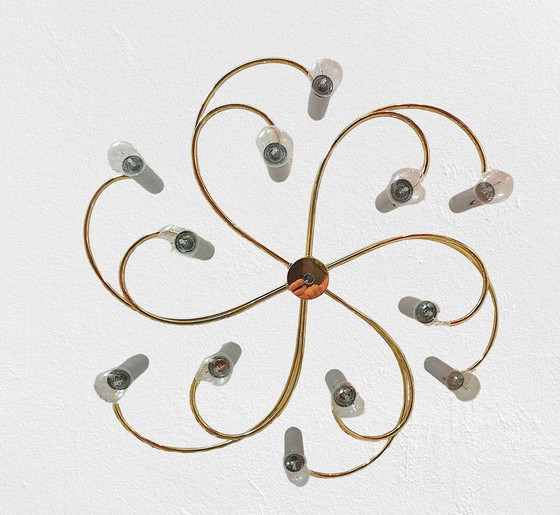 Image 1 of Cosack ceiling light brass/chrome Sputnik Vintage