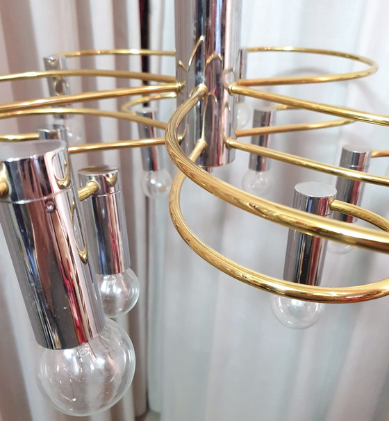 Image 1 of Cosack ceiling light brass/chrome Sputnik Vintage