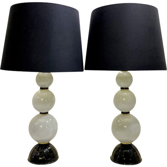Image 1 of Pair of vintage Art Deco table lamps