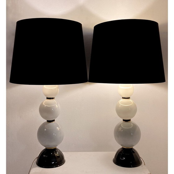 Image 1 of Pair of vintage Art Deco table lamps