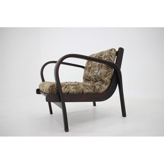 Image 1 of Poltrona vintage in legno curvato di Karel Koželka e Antonín Kropáček, anni '60