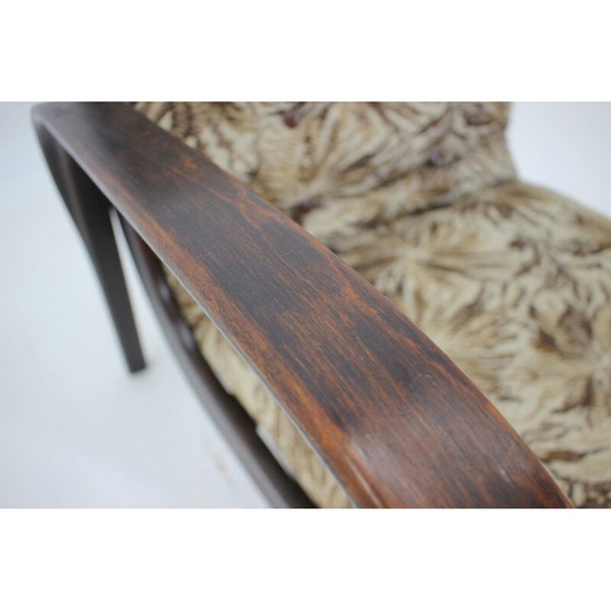 Image 1 of Poltrona vintage in legno curvato di Karel Koželka e Antonín Kropáček, anni '60