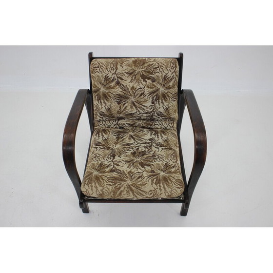 Image 1 of Poltrona vintage in legno curvato di Karel Koželka e Antonín Kropáček, anni '60