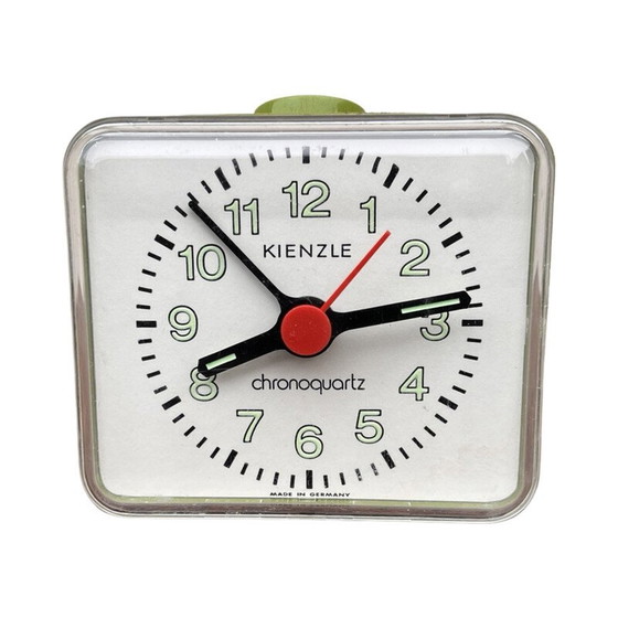 Image 1 of Vintage Pop Art plastic and glass quartz alarm clock for Kienzle, Germany 1970