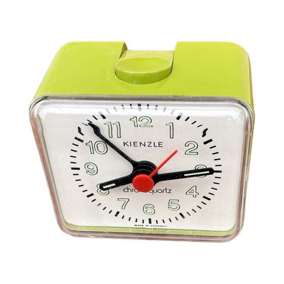 Image 1 of Vintage Pop Art plastic and glass quartz alarm clock for Kienzle, Germany 1970