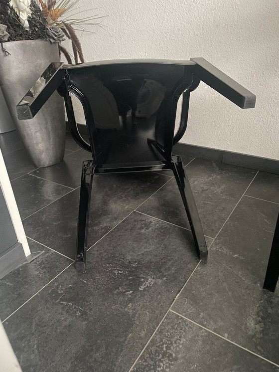 Image 1 of 2x Kartell Louis Ghost by Philippe Starck Fauteuils noirs