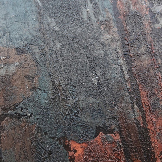 Image 1 of Vintage painting "Black hole" by Geoff Yeomans