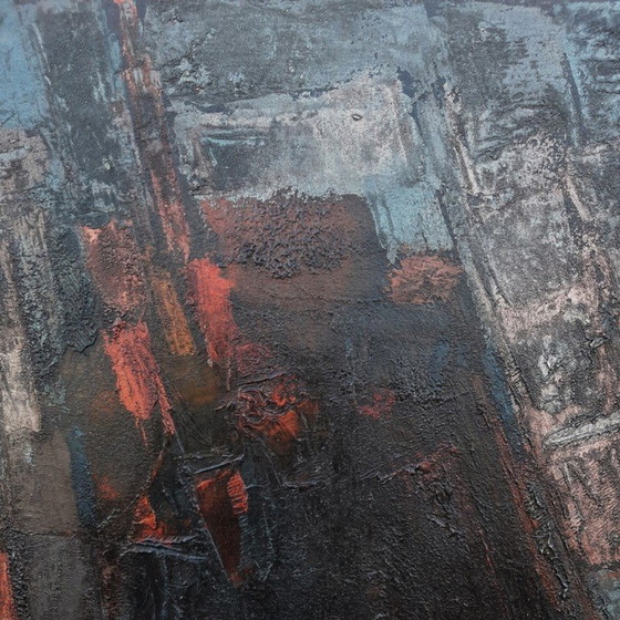 Image 1 of Vintage painting "Black hole" by Geoff Yeomans