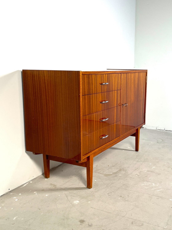 Image 1 of Small Sideboard In Scandinavian Style - Sleek And Modern Storage Cabinet