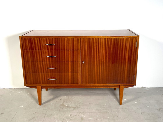 Image 1 of Small Sideboard In Scandinavian Style - Sleek And Modern Storage Cabinet