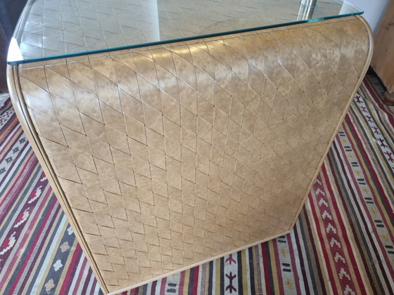 Image 1 of Scrivania Boomerang vintage in stile Art Déco in acero