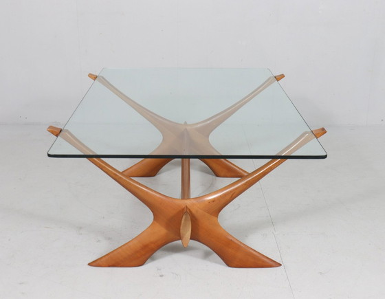 Image 1 of Coffee table by Fredrik Schriever-Abeln for Örebro Glass, Sweden, 1960s