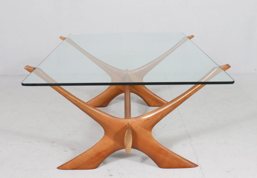 Coffee table by Fredrik Schriever-Abeln for Örebro Glass, Sweden, 1960s