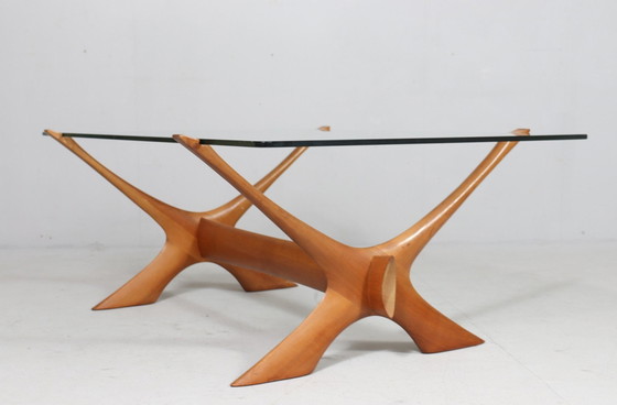 Image 1 of Coffee table by Fredrik Schriever-Abeln for Örebro Glass, Sweden, 1960s