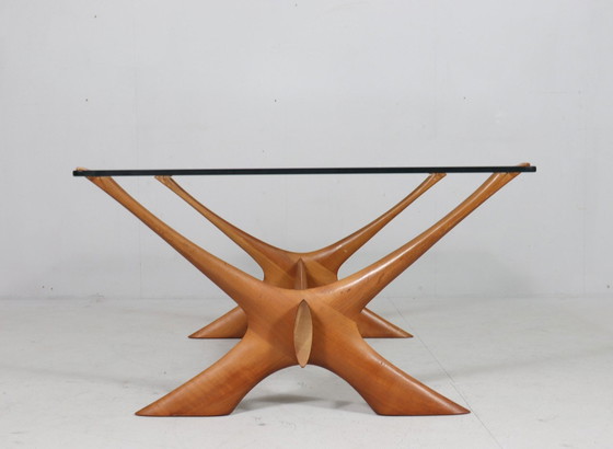 Image 1 of Coffee table by Fredrik Schriever-Abeln for Örebro Glass, Sweden, 1960s