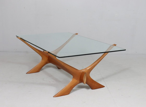 Image 1 of Coffee table by Fredrik Schriever-Abeln for Örebro Glass, Sweden, 1960s