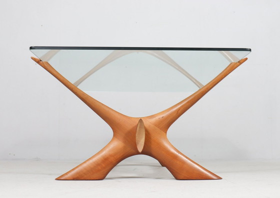 Image 1 of Coffee table by Fredrik Schriever-Abeln for Örebro Glass, Sweden, 1960s