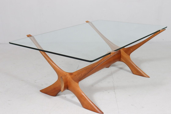 Image 1 of Coffee table by Fredrik Schriever-Abeln for Örebro Glass, Sweden, 1960s