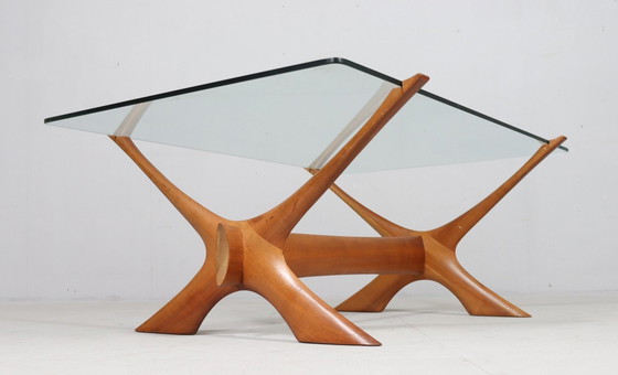 Image 1 of Coffee table by Fredrik Schriever-Abeln for Örebro Glass, Sweden, 1960s