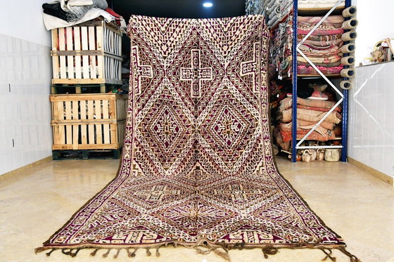 Image 1 of Moroccan vintage Marmoucha rug 410 x 185 cm