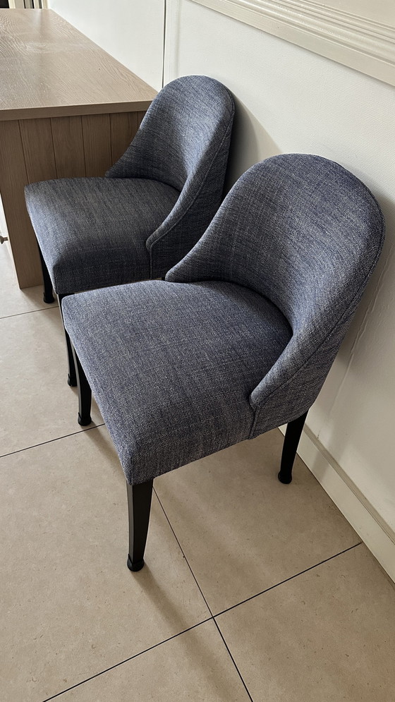 Image 1 of 5x Marie's Corner dining chair - blue cream