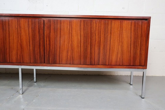 Image 1 of Minimalist Rosewood Sideboard Produced By 'Furniture Factory Aurora ' 1967, Belgium