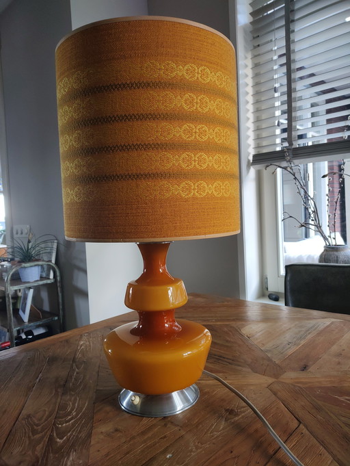 The Rupel ochre yellow table lamp Belgium