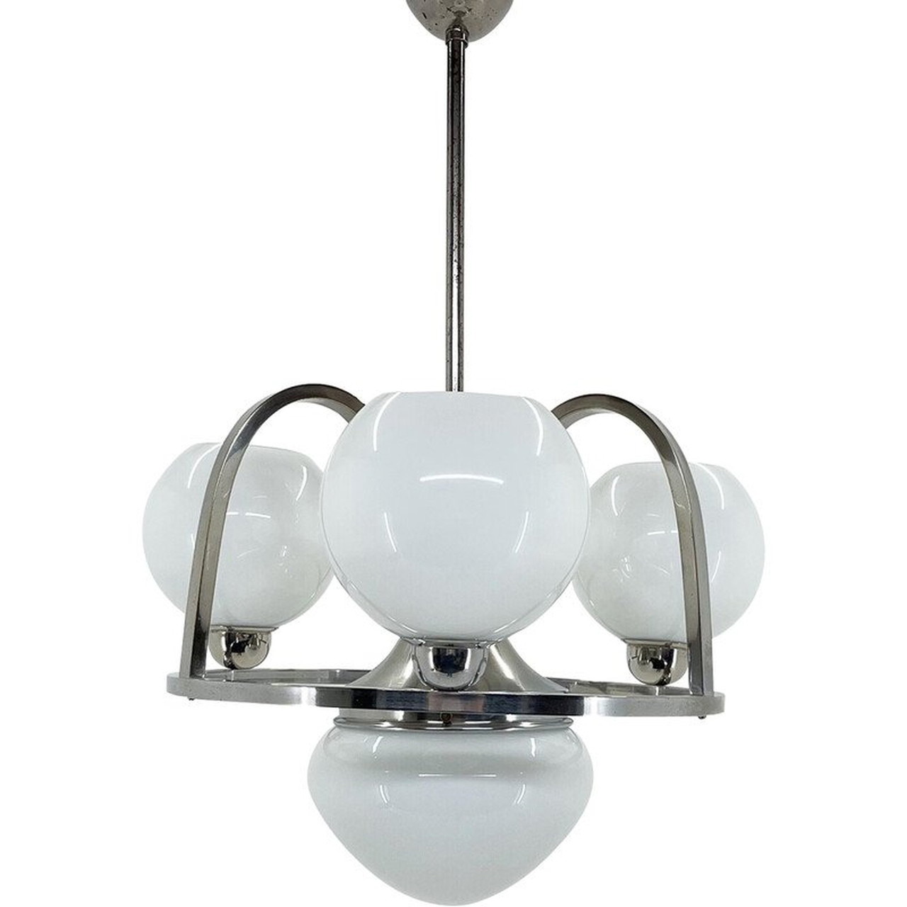 Vintage milk glass chandelier 2025