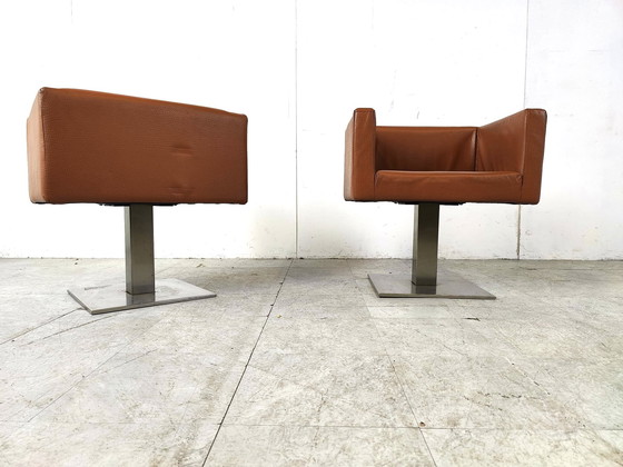 Image 1 of 2x Modern Italian armchairs