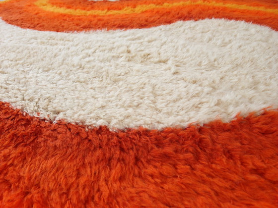 Image 1 of Large Round Ø 250 cm Højer Eksport Wilton Rug, 1960s