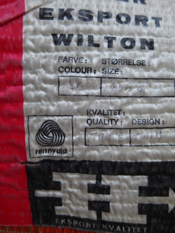 Image 1 of Grand tapis rond Ø 250 cm Højer Eksport Wilton, 1960s