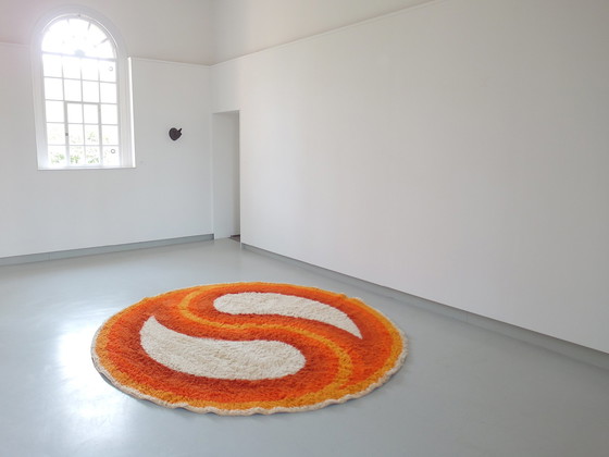 Image 1 of Large Round Ø 250 cm Højer Eksport Wilton Rug, 1960s