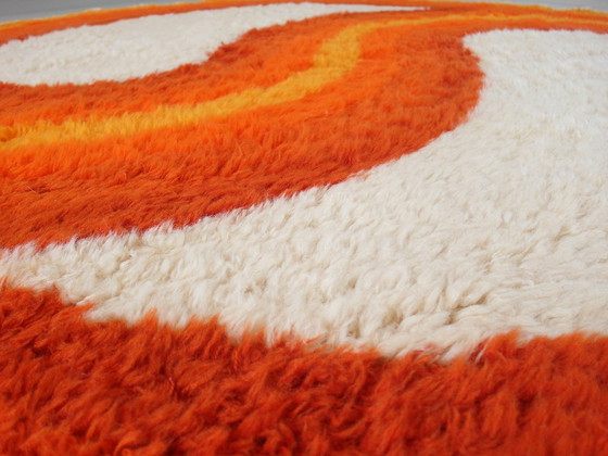 Image 1 of Large Round Ø 250 cm Højer Eksport Wilton Rug, 1960s