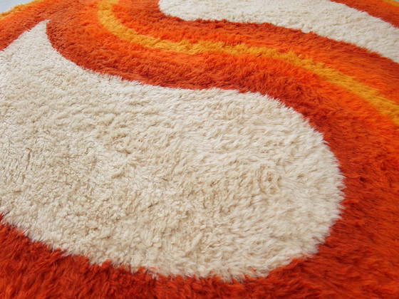 Image 1 of Grand tapis rond Ø 250 cm Højer Eksport Wilton, 1960s