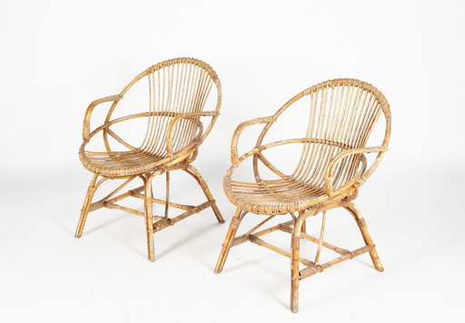 2 X Rohé Chair Rattan