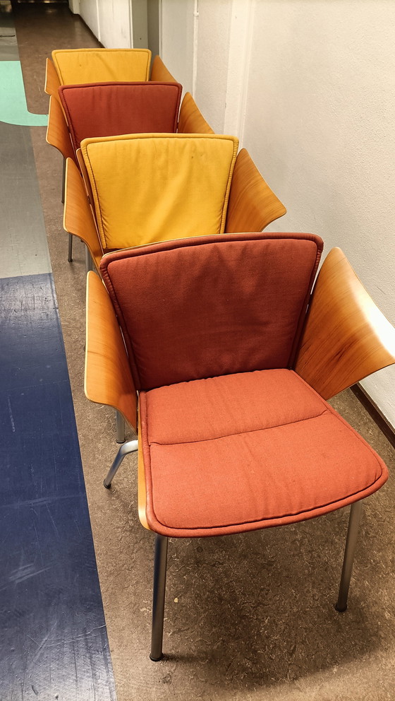 Image 1 of 4x Fritz Hansen VM3 dining chairs Vico Magistretti