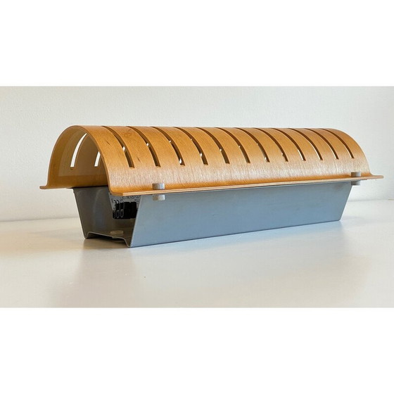 Image 1 of Lampada da parete vintage in legno curvato e acciaio, Ikea, 1990