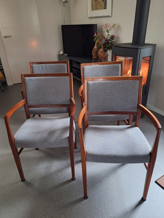 Image 1 of 4x Svegards Markaryd Teak Dining Table Chairs