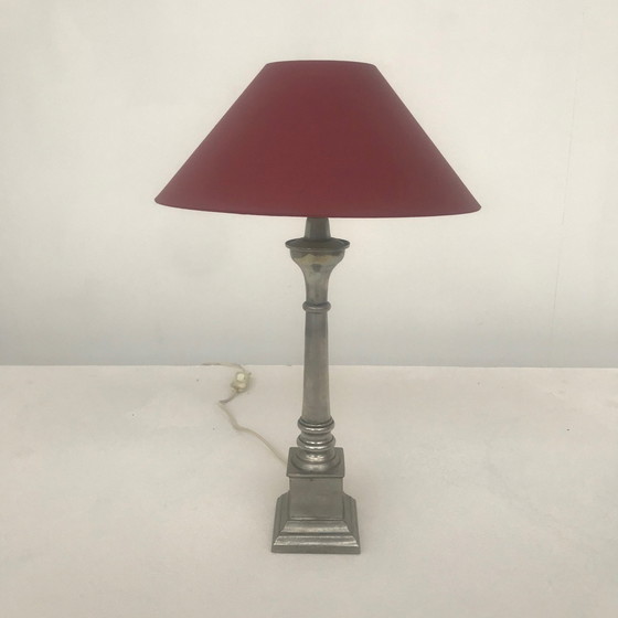 Image 1 of Table Lamp Silver/Tin