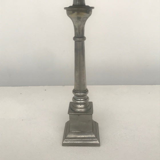 Image 1 of Table Lamp Silver/Tin