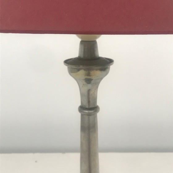 Image 1 of Table Lamp Silver/Tin